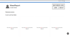 Desktop Screenshot of massreport.com