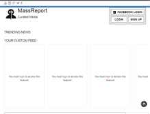 Tablet Screenshot of massreport.com